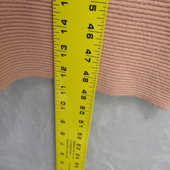 Alice + Olivia Sweater Dress Large Hana Womens Sleeveless Mock Neck Midi Pink - Picture 15 of 15